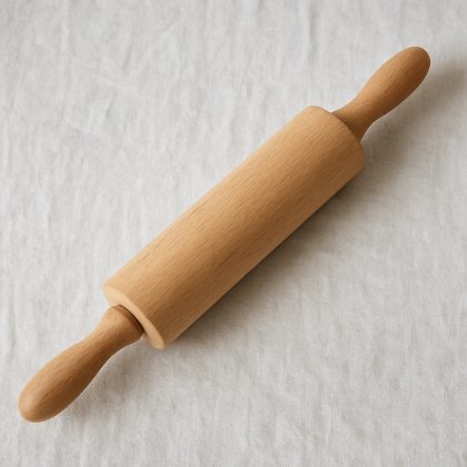Rodillo manual de madera